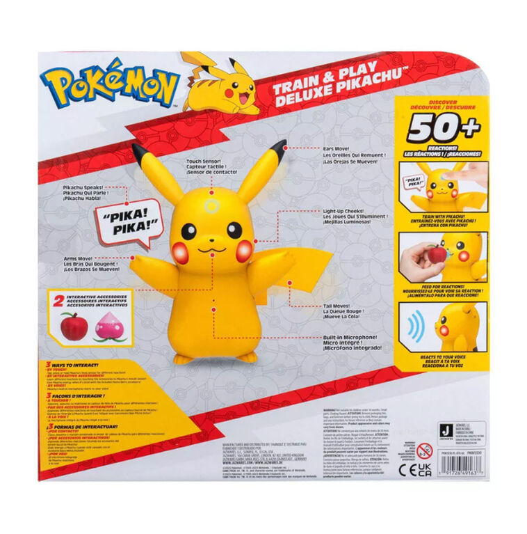 Pokémon: Pikachu Train and Play Deluxe Interactive Action Figure