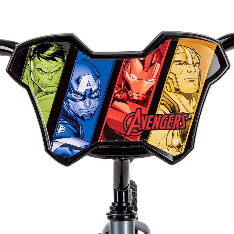 Marvel Avengers 14-inch Bike Charcoal Grey, by Huffy