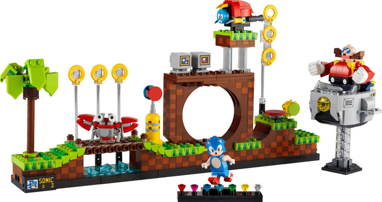 LEGO Ideas Sonic the Hedgehog - Green Hill Zone 21331 Ensemble de construction (1 125 pièces)