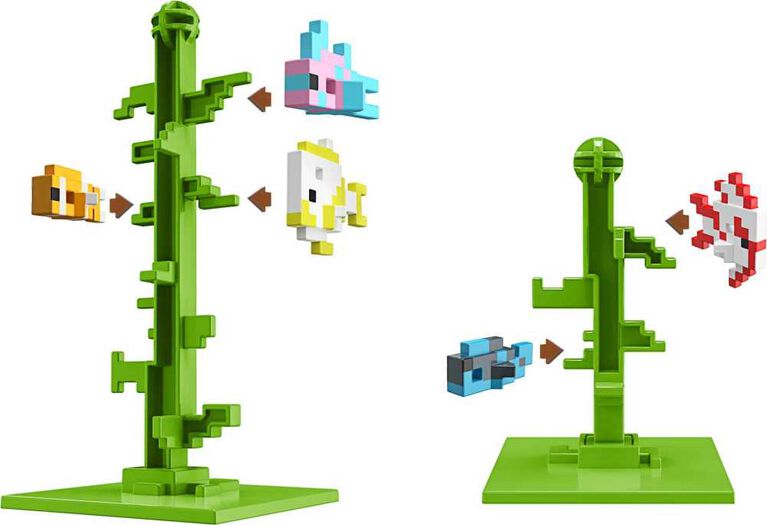 Minecraft -Coffret figurines -Défenseurs aquatiques, 8 figurines art.