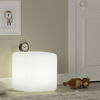 Sweedi Lighted Nightstand White