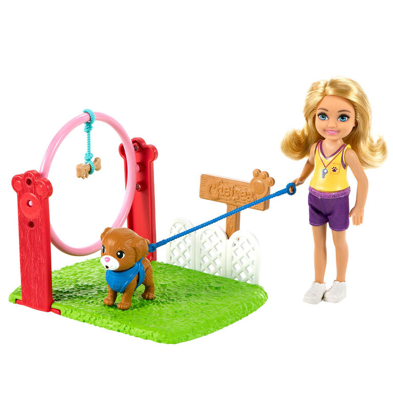 Barbie Chelsea Can Be Chelsea Doll Dog Trainer Playset Toys R Us Canada