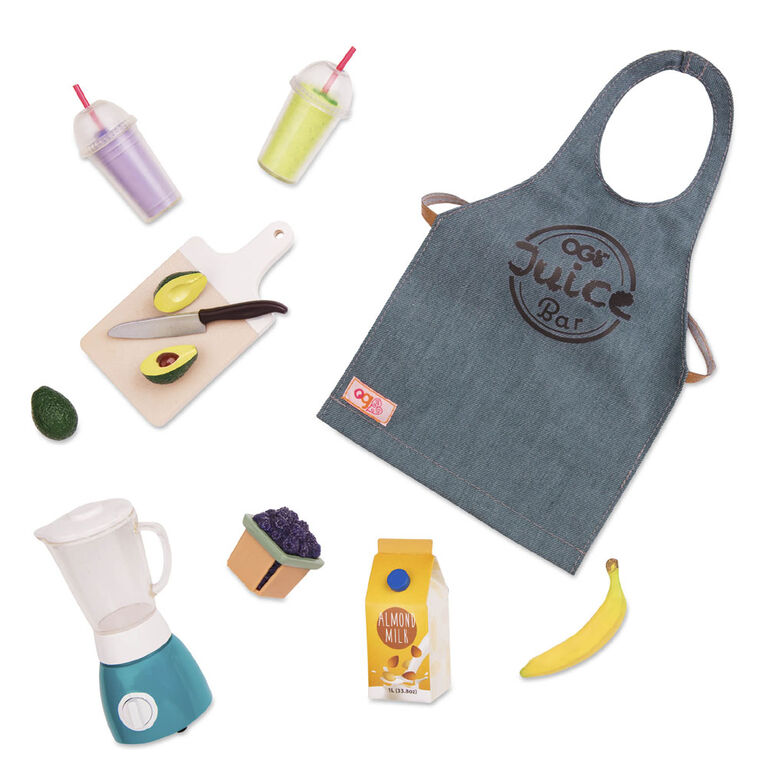 Our Generation, OG Grill Juice Bar Play Food Set for 18-inch Dolls