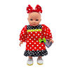 Polk-a-Dot Dress, Hairband and shoes for 36cm Doll