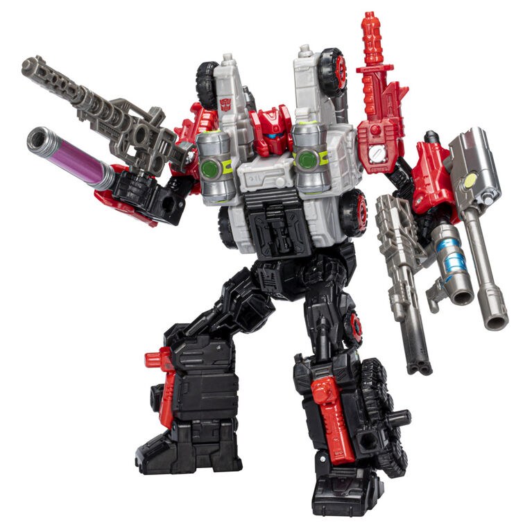 Transformers Generations Legacy, figurine Weaponizer Red Cog classe Deluxe avec armes, 14 cm - Notre exclusivité