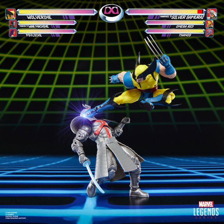 Marvel Legends Series Gamerverse Wolverine vs Marvel's Silver Samurai Action Figure Collectibles Marvel Legends Series Gamerverse Wolverine vs Marvel's Silver Samurai Action Figure Collectibles