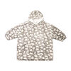 Jesse & Lulu Lounge Oversized Hooded Blanket: Grey Polar Bear L/XL