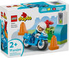 LEGO DUPLO Ma Ville La Moto de Police Bleue, Ensemble de Jeu, Jouet d'Apprentissage des V&eacute;hicules pour les Tout-Petits 10471