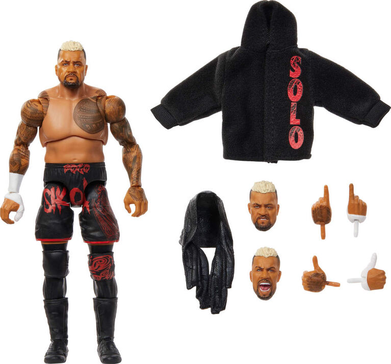 WWE-Solo Sikoa &Eacute;dition Ultimate-Coffret avec figurine articul&eacute;e