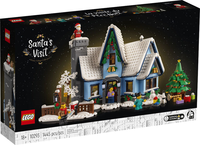 LEGO La visite du père Noël 10293 Ensemble de construction (1 445 pièces)