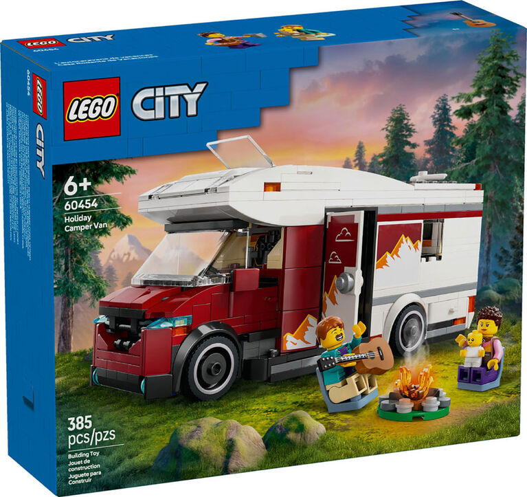 LEGO City L'autocaravane d'aventure de vacances, ensemble de véhicule pour les enfants de 6 ans et plus 60454