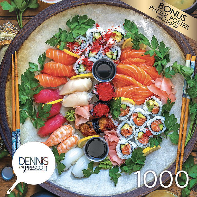 Cra-Z-Art - Dennis Prescott 1000pc Puzzle - So Good Sushi