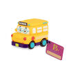 Mini Wheee-Ls! Yellow Bus Gus, B. Toys Autobus scolaire à rétrofriction