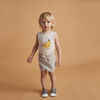 3-6m short bouffant en tricot - gris chiné