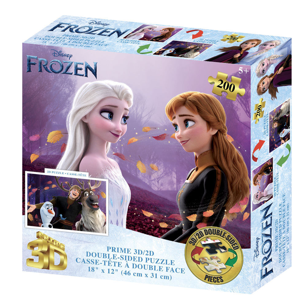 Frozen Double Sided 200Pc Puzzle Asst