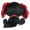 P.Lushes Designer Fashion Pets, Anna Dolce, chiot en peluche de luxe, rouge/noir, 15,2 cm