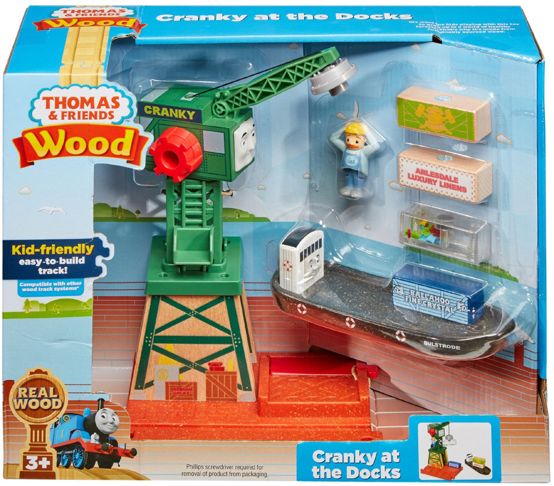 Thomas Friends Wood Cranky at the Docks