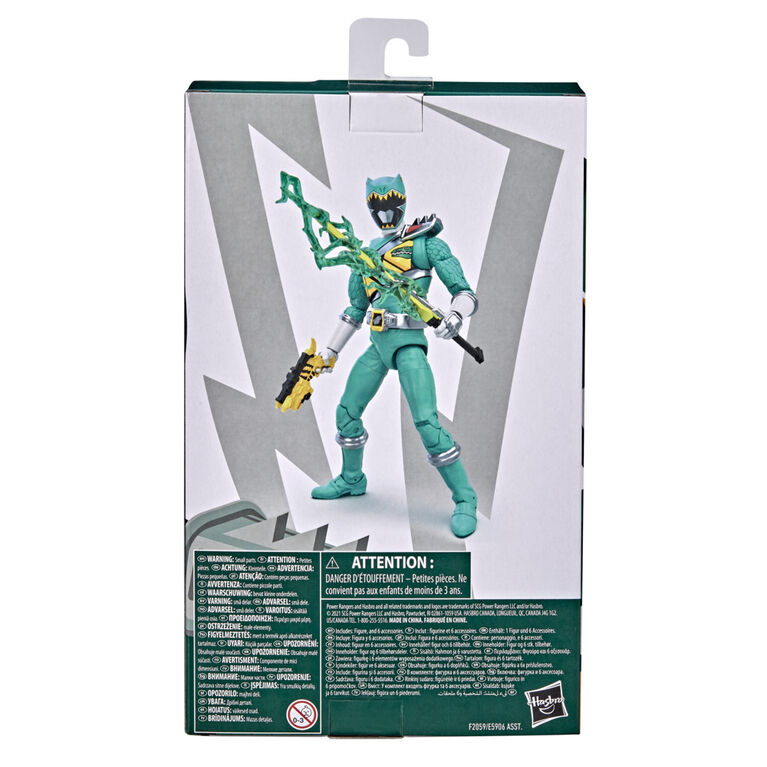 Power Rangers Lightning Collection Dino Charge Green Ranger 6-Inch Premium Collectible Action Figure