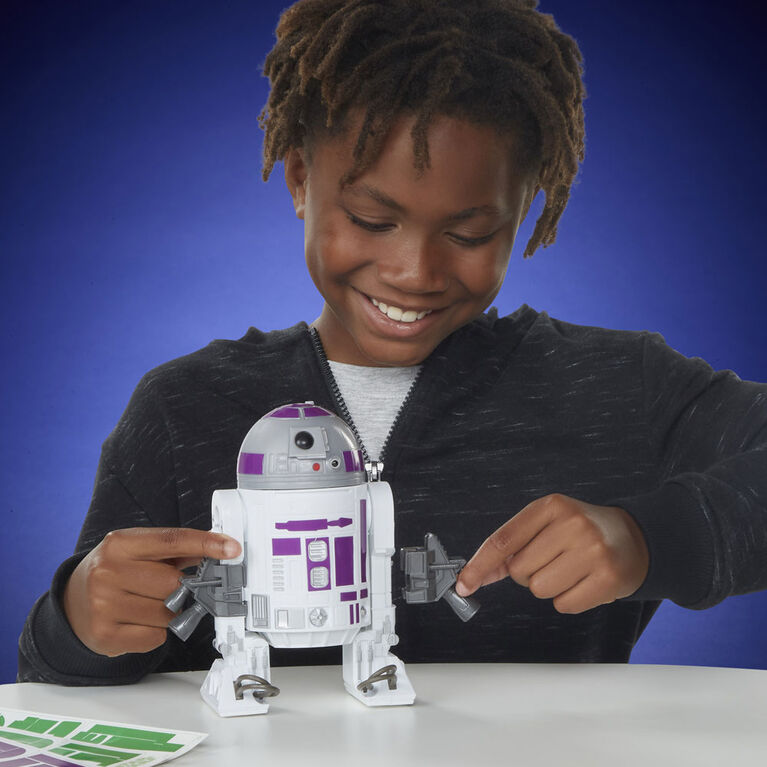 Star Wars, Design-A-Droid, Star Wars Galaxy's Edge, figurine articulée R2 Unit personnalisable de 30 cm à collectionner - Notre exclusivité