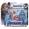 Marvel Avengers : Phase finale Duo de Capitaine America et Capitaine Marvel.