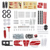 Meccano, 10-in-1 Racing Vehicles STEM Model Building Kit with 225 Parts and Real Tools