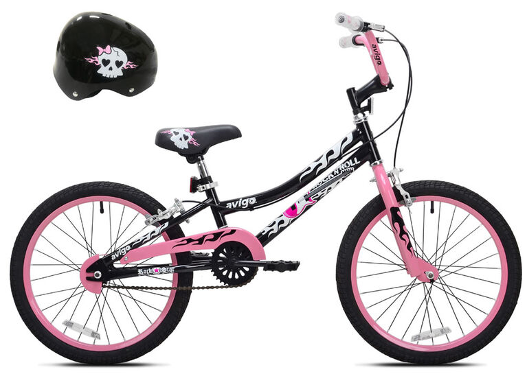 Avigo Rock N Roll with Helmet - 20 inch Bike