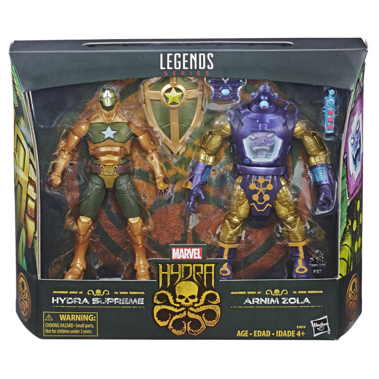 Série Marvel Legends - Duo chef suprême Capitaine America et Arnim Zola. - Notre Exclusivité