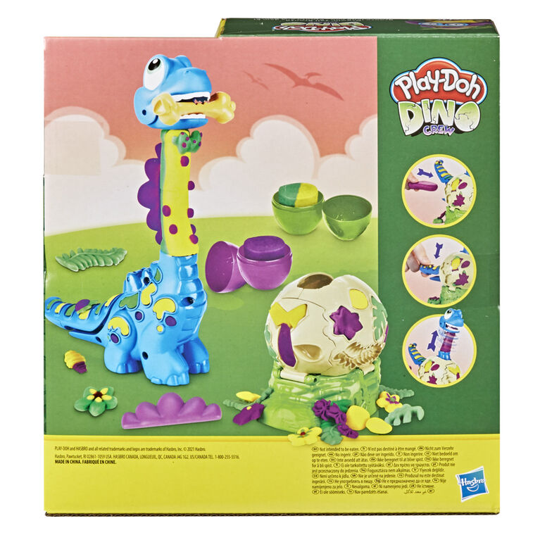 Play-Doh Dino Crew Growin' Tall Bronto Toy Dinosaur