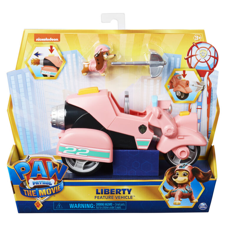 PAW Patrol, Liberty's Deluxe Vehicle with Collectible Action Figure