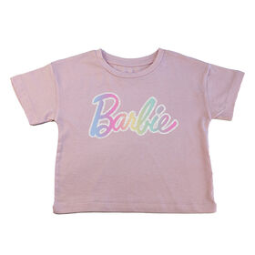 Barbie Crop Short Sleeve Tee - Pink