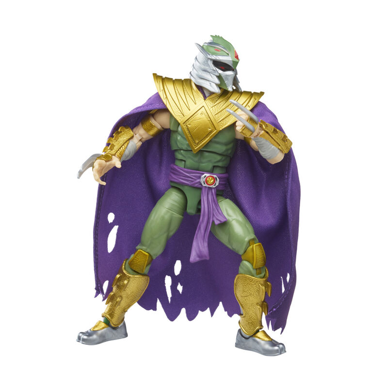 Power Rangers X Teenage Mutant Ninja Turtle figurine collaborative Morphed Shredder Ranger vert