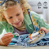 LEGO City Sailboat Building Set for Kids 60438