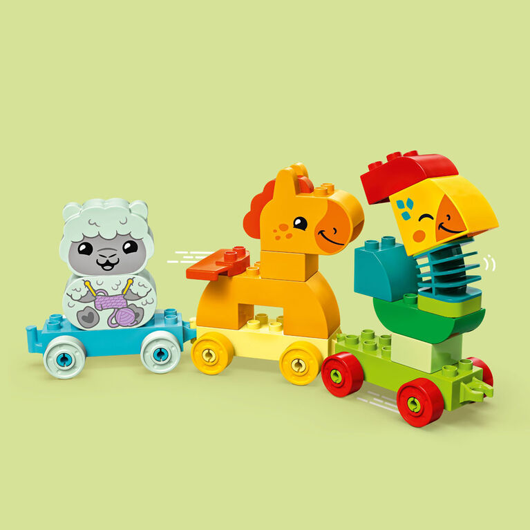 LEGO DUPLO Le train d'animaux Jouet sur la nature 10412