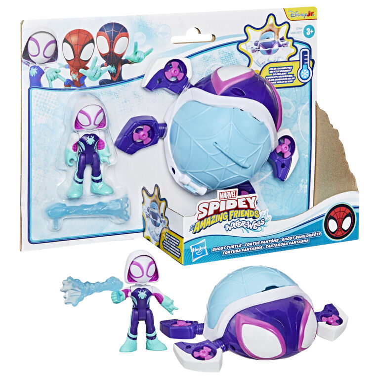 Marvel Spidey and his Amazing Friends Water-Webs Ghost Turtle Submarine Toy