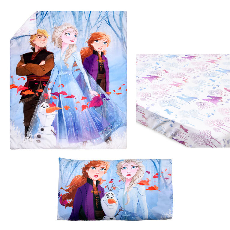 Disney Frozen II 3-Piece Toddler Bedding Set