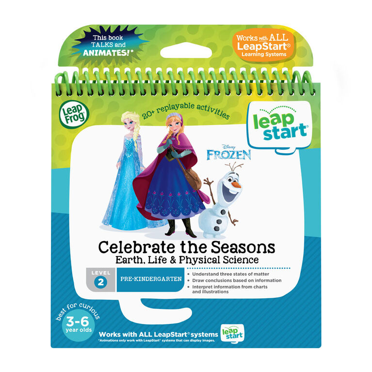 LeapStart Frozen Celebrate the Seasons Earth, Life & Physical Science Activity Book - English Edition