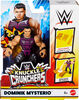 WWE Knuckle Crunchers Dominik Mysterio Action Figure & Accessories, Bone-Crunching Movement, 3.25-inch