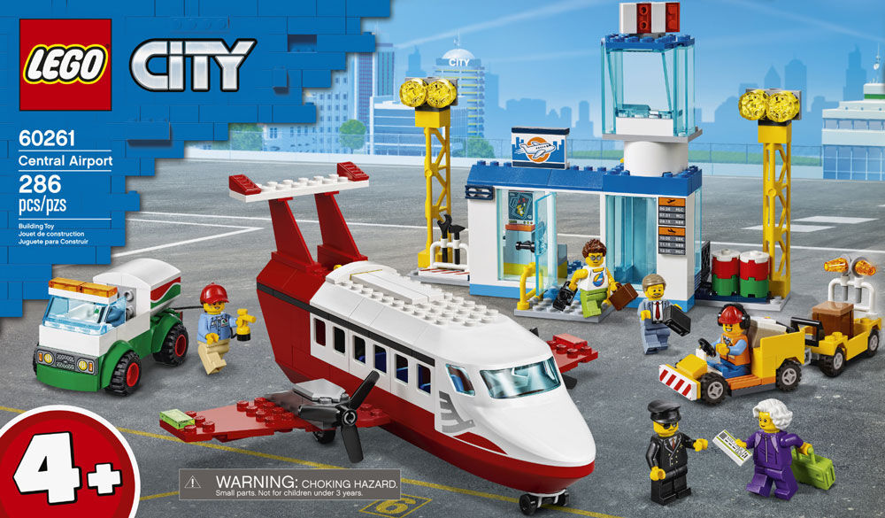 LEGO City Airport L'aéroport central 60261 (286 pièces) | Toys R