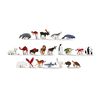 Crocodile Creek - Discover World Animals Learn + Play 100 piece Jigsaw Floor Puzzle and 21 Figures, 36