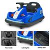 Voltz Toys Bumper Car Rectangular 360 Rotation with Remote, Blue