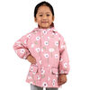 Kids Fleece Lined Rain Jackets  | White Tulip - 4T (4-5Y)