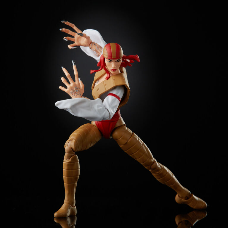 Marvel Legends Series 6-inch Collectible Action Lady Deathstrike Figure, Includes 1 Build-A-Figure Part(s), Premium Design