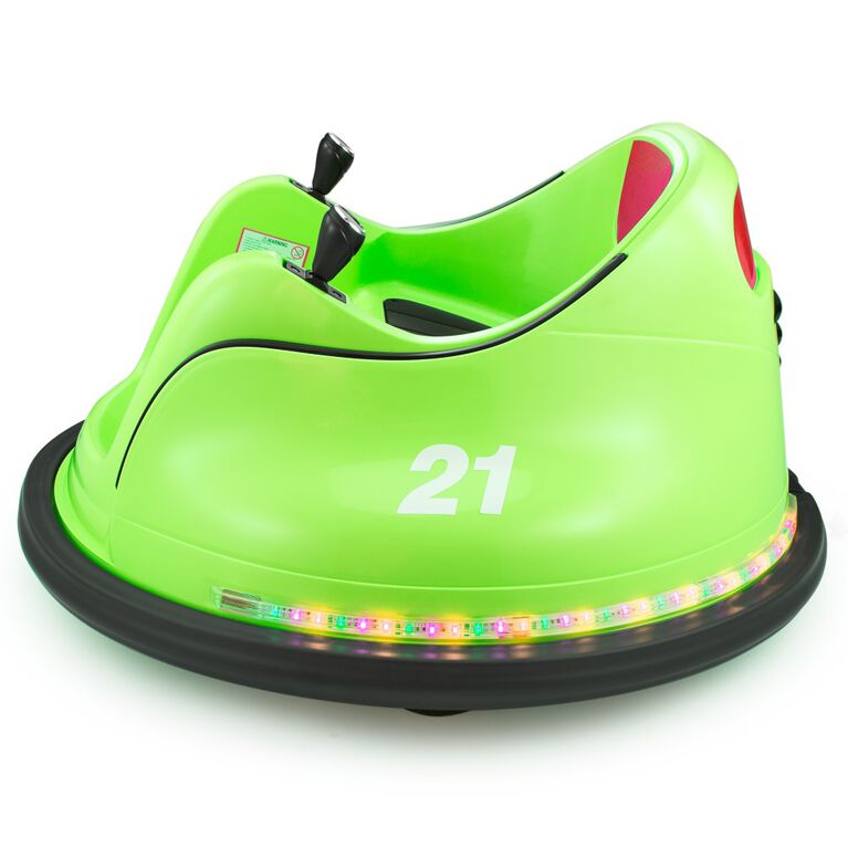 Voltz Toys Round Bumper 360 Rotation with Remote, Green