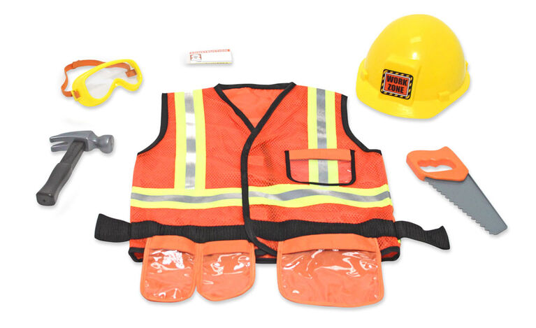 Melissa & Doug Costume de travailleur de la construction