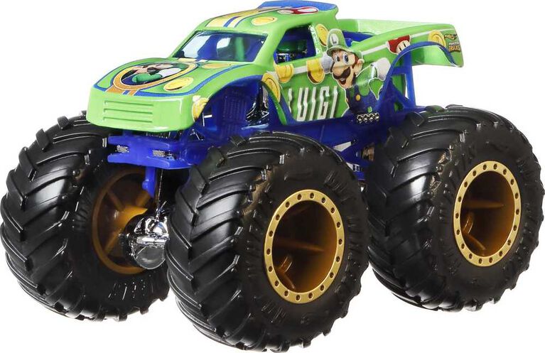 Camions Dinosaures ​Jurassic World Monster Trucks Hot Wheels, jouet &agrave; l'&eacute;chelle&nbsp;1:64