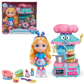 Disney Junior Alice's Wonderland Bakery 10 Inch Alice and Magical Oven Playset with Doll and Accessories
