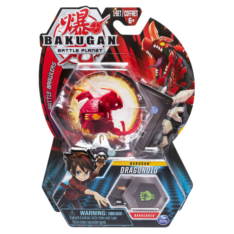 Bakugan, Dragonoid, Créature transformable à collectionner de 5 cm.