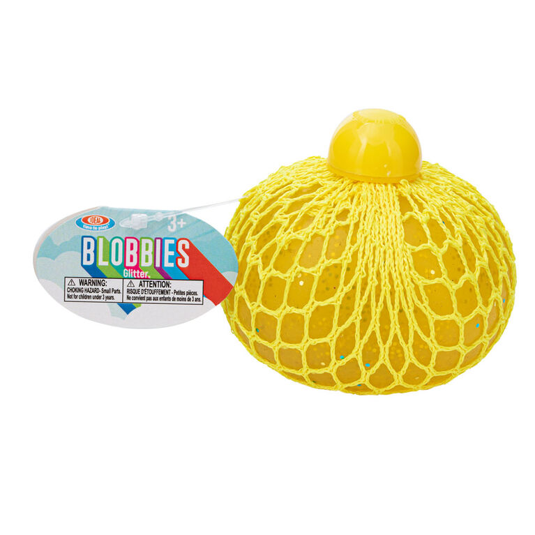 ALEX - Blobbies Glitter Clear Yellow