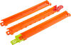 Coffret de pistes droites TrackCreator de HotWheels, 3pieds de pistes SpeedSnap et 2adaptateurs