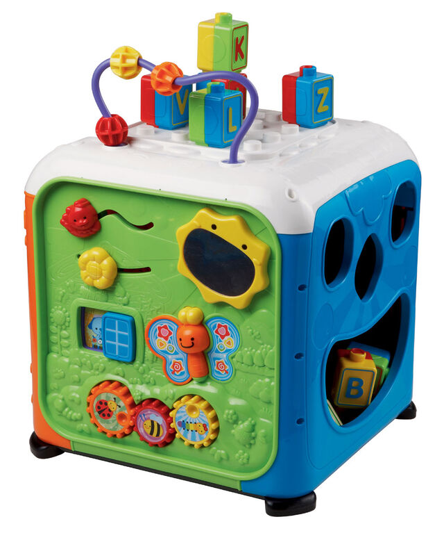 Vtech Maxi Cube Multi Activites Edition Francaise Babies R Us Canada Vtech Maxi Cube Multi Activites Edition Francaise Babies R Us Canada